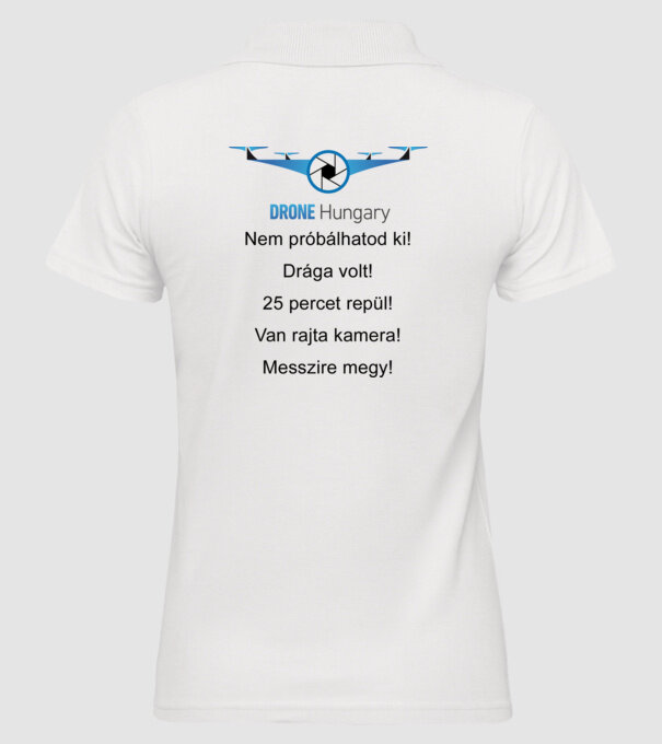  minta fehér pólón