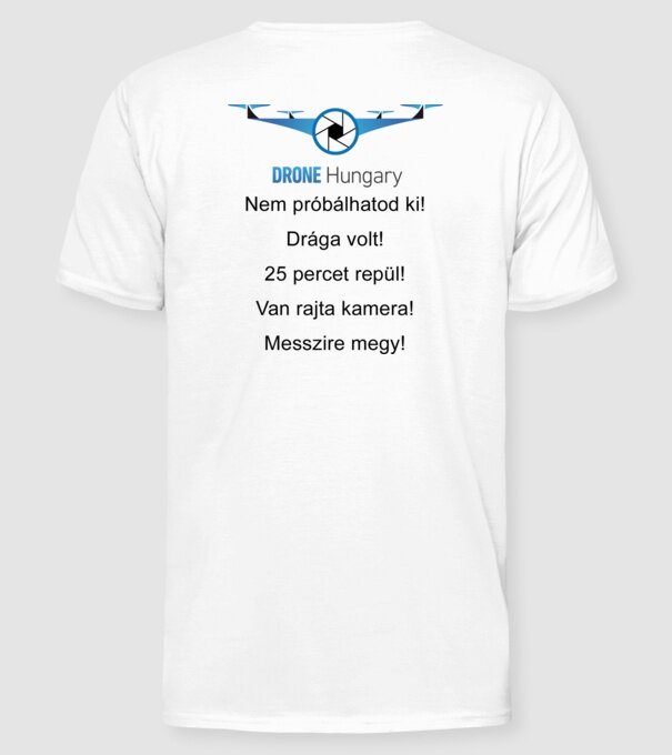  minta fehér pólón