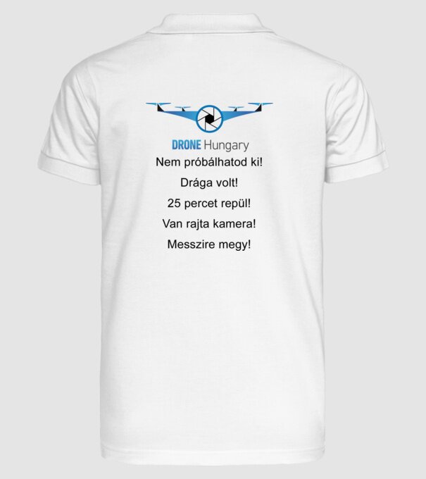  minta fehér pólón
